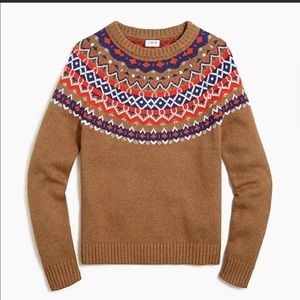 JCrew Womens Fair Isles Sweater